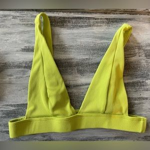 Lime Green Bikini Top—Small, Never worn!